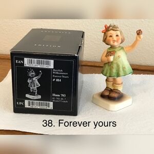 Herzlich willkommen forever yours vintage goebel Hummel 793 1994